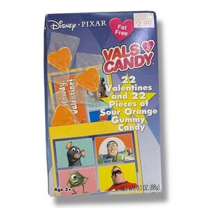 Disney Pixar Toy Story Incredibles Monsters Ratatouille Box 22 Valentines Cards